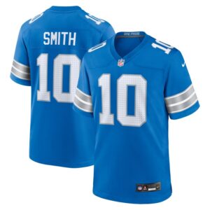 Tre'Quan Smith Detroit Lions Nike Game Jersey -  Blue- 49Native