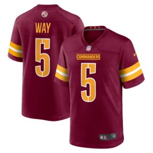 Tress Way Washington Commanders Nike  Game Jersey -  Burgundy- 49Native