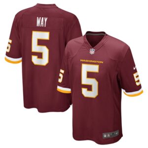 Tress Way Washington Football Team Nike Game Jersey - Burgundy- 49Native