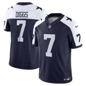 Trevon Diggs Dallas Cowboys Nike Vapor F.U.S.E. Limited Jersey - Navy- 49Native