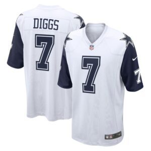 Trevon Diggs Dallas Cowboys Nike Alternate Game Jersey - White- 49Native