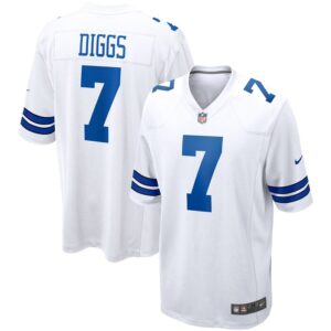 Trevon Diggs Dallas Cowboys Nike Game Jersey - White- 49Native