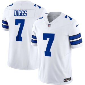 Trevon Diggs Dallas Cowboys Nike Vapor F.U.S.E. Limited Jersey - White- 49Native
