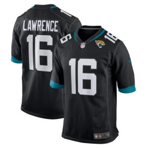 Trevor Lawrence Jacksonville Jaguars Nike Alternate Game Jersey - Black- 49Native
