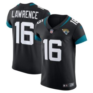 Trevor Lawrence Jacksonville Jaguars Nike Vapor Elite Jersey - Black- 49Native