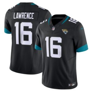 Trevor Lawrence Jacksonville Jaguars Nike Vapor F.U.S.E. Limited Jersey - Black- 49Native