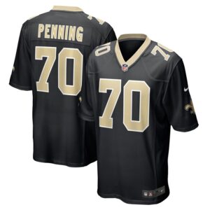 Trevor Penning New Orleans Saints Nike Player Game Jersey - Black- 49Native