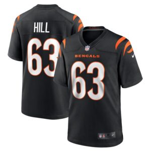 Trey Hill Cincinnati Bengals Nike Game Jersey - Black- 49Native