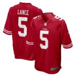 Trey Lance San Francisco 49ers Nike Game Jersey - Scarlet- 49Native