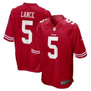 Trey Lance San Francisco 49ers Nike Game Jersey - Scarlet- 49Native