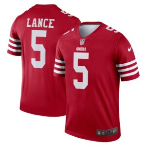 Trey Lance San Francisco 49ers Nike Legend Jersey - Scarlet- 49Native