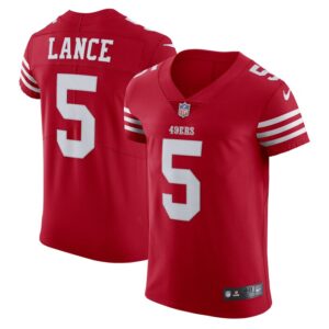 Trey Lance San Francisco 49ers Nike Vapor Elite Jersey - Scarlet- 49Native