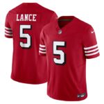 Trey Lance San Francisco 49ers Nike Vapor F.U.S.E. Limited Jersey - Scarlet- 49Native