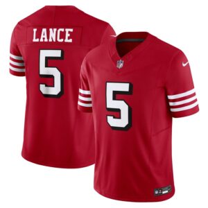 Trey Lance San Francisco 49ers Nike Vapor F.U.S.E. Limited Jersey - Scarlet- 49Native
