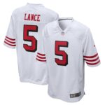 Trey Lance San Francisco 49ers Nike Alternate Game Jersey - White- 49Native