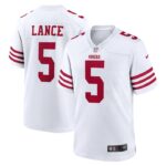 Trey Lance San Francisco 49ers Nike Player Game Jersey - White- 49Native