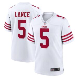Trey Lance San Francisco 49ers Nike Player Game Jersey - White- 49Native