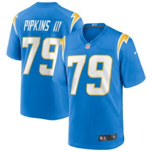 Trey Pipkins III Los Angeles Chargers Nike Game Jersey - Powder Blue- 49Native