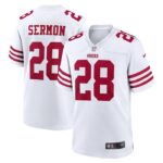 Trey Sermon San Francisco 49ers Nike Player Game Jersey - White- 49Native