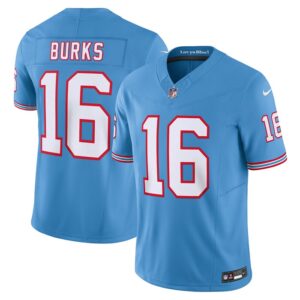 Treylon Burks Tennessee Titans Nike Vapor F.U.S.E. Limited Jersey - Light Blue- 49Native