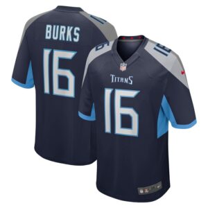 Treylon Burks Tennessee Titans Nike Player Game Jersey - Navy- 49Native