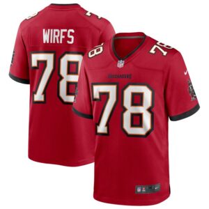 Tristan Wirfs Tampa Bay Buccaneers Nike Player Game Jersey - Red- 49Native