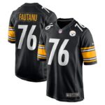 Troy Fautanu Pittsburgh Steelers Nike 2024 NFL Draft First Round Pick Player Game Jersey - Black- 49Native