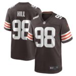Trysten Hill Cleveland Browns Nike Game Jersey - Brown- 49Native