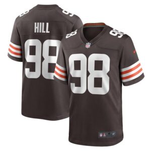 Trysten Hill Cleveland Browns Nike Game Jersey - Brown- 49Native