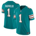Tua Tagovailoa Miami Dolphins Nike Vapor F.U.S.E. Limited Jersey - Aqua- 49Native