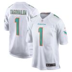 Tua Tagovailoa Miami Dolphins Nike Game Jersey - White- 49Native