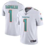 Tua Tagovailoa Miami Dolphins Nike Vapor Limited Jersey - White- 49Native