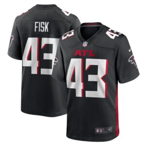 Tucker Fisk Atlanta Falcons Nike Player Game Jersey - Black- 49Native
