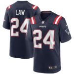 Ty Law New England Patriots Nike Game Retired Player Jersey - Navy- 49Native