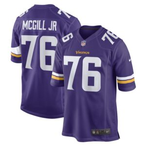 T.Y. McGill Jr. Minnesota Vikings Nike Game Player Jersey - Purple- 49Native