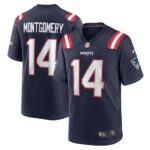 Ty Montgomery New England Patriots Nike Player Game Jersey - Navy- 49Native