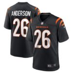 Tycen Anderson Cincinnati Bengals Nike Game Player Jersey - Black- 49Native