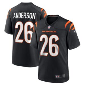 Tycen Anderson Cincinnati Bengals Nike Game Player Jersey - Black- 49Native