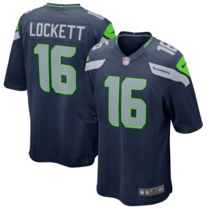 Tyler Lockett Seattle Seahawks Nike Game Jersey - College Navy- 49Native