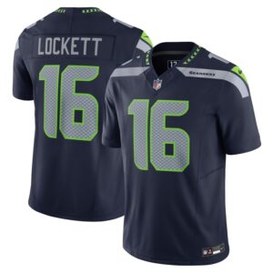 Tyler Lockett Seattle Seahawks Nike Vapor F.U.S.E. Limited Jersey - Navy- 49Native