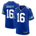 Tyler Lockett Seattle Seahawks Nike Throwback Player Game Jersey - Royal- 49Native