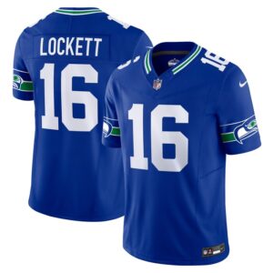 Tyler Lockett Seattle Seahawks Nike Vapor F.U.S.E. Limited Jersey - Royal- 49Native