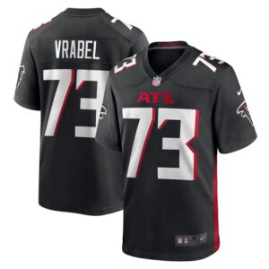 Tyler Vrabel Atlanta Falcons Nike Player Game Jersey - Black- 49Native
