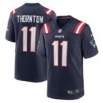 Tyquan Thornton New England Patriots Nike Game Player Jersey - Navy- 49Native