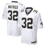 Tyrann Mathieu New Orleans Saints Nike Game Jersey - White- 49Native