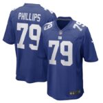 Tyre Phillips New York Giants Nike Game Player Jersey - Royal- 49Native