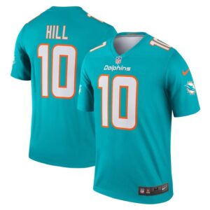 Tyreek Hill Miami Dolphins Nike Legend Jersey - Aqua- 49Native