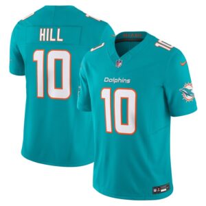 Tyreek Hill Miami Dolphins Nike Vapor F.U.S.E. Limited Jersey - Aqua- 49Native