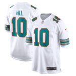 Tyreek Hill Miami Dolphins Nike Alternate Game Jersey - White- 49Native