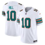 Tyreek Hill Miami Dolphins Nike Vapor F.U.S.E. Limited Jersey - White- 49Native
